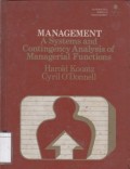 Management: A Systems and Contingency Analysis of Managerial Funtions