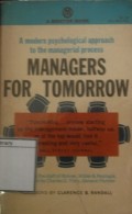 Managers for Tomorrow