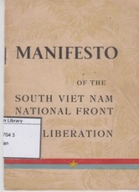 Manifesto of the South Viet Nam National Front for Liberation