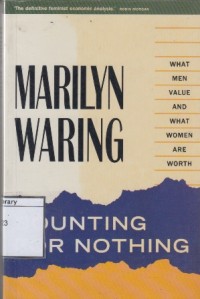 Image of Counting for Nothing What Men Value & What Women Are Worth
