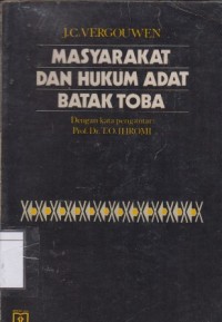 Masyarakat dan Hukum Adat Batak Toba