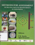 Methods for assessment of below-ground biodiversity in indonesia
