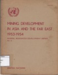 Image of Mining Development in Asia and the Far East 1953-1954