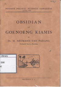 Obsidian of goenoeng kiamis