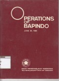 Operations of bapindo: june 30, 1984