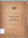 Organization Of The Secretariat