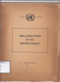 Organization Of The Secretariat