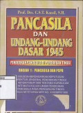 Pancasila dan Undang-Undang Dasar 1945