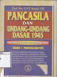 Pancasila dan Undang-Undang Dasar 1945