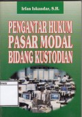 Pengantar Hukum Pasar Modal Bidang Kustodian