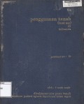 Penggunaan Tanah (Land Use) di Indonesia