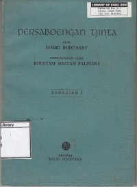 Persaboengan Tjinta