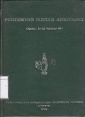 Pertemuan Ilmiah Arkeologi, Cibulan, 21-25 Februari 1977