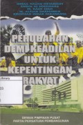 Perubahan Demi Keadilan Untuk Kepentingan Rakyat