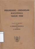 Perundang-Undangan Nasional Tahun 1950