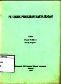 Petunjuk penulisan karya ilmiah