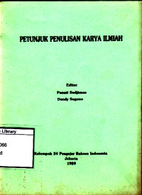 Petunjuk penulisan karya ilmiah