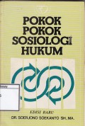 Pokok-Pokok Sosiologi Hukum