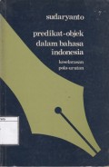 Predikat-Objek dalam Bahasa Indonesia: keselarasan Pola-Urutan