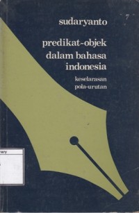 Predikat-Objek dalam Bahasa Indonesia: keselarasan Pola-Urutan