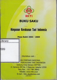 Buku saku himpunan kerukunan tani Indonesia: masa bakti 2004-2009