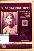 R.M. Harimurti: pendekar pencak silat mataram