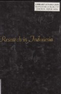 Research di Indonesia 1945-1965 : Ekonomi, sosial dan budaja