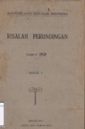 Risalah Perundingan Tahun 1959 : sidang ke-1, rapat ke-1 samapai ke-9