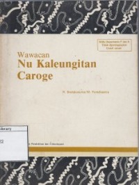 Wawacan Kaleugitan Caroge