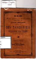 Sair oeij tambah sia: boekoe ka doea