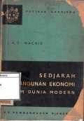 Sedjarah Pembangunan Ekonomi dalam Dunia Modern I