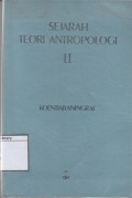 Sejarah Teori Antropologi II