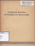 Setialah kepada penderitaan bangsamu