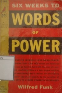 Six Weeks to Words of Power