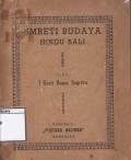 Smreti Budaya Hindu Bali