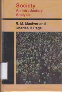Society: An Introductory Analysis