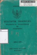 Statistik Indonesia = Statistical Pocketbook of Indonesia 1970 & 1971