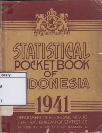 Statistical Pocket Book of Indonesia