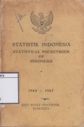 Statistik Indonesia = Statistical Pocketbook of Indonesia 1964-1967