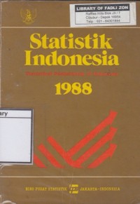 Statistik Indonesia = Statistical Pocketbook of Indonesia