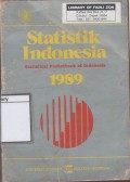 Statistik Indonesia = Statistical Pocketbook of Indonesia 1989