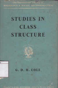 Studies in Class Structure