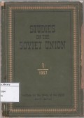 Studies on the Soviet Union. Part 1, Party and government.