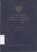 Tambahan Lembaran Negara Republik Indonesia Tahun 1954 No. 492-741