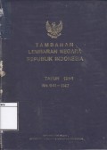 Tambahan Lembaran Negara Republik Indonesia Tahun 1956 No. 941-1147