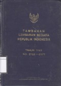 Tambahan lembaran negara Republik Indonesia Tahun 1961 No. 2122-2358