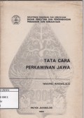 Tata cara perkawinan Jawa