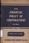 The Financial Policy of Corporations: Volume II
