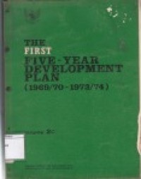 The First Five-Year Development Plan (1969/70-1973/74)