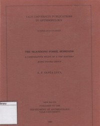 The Ngandong Fossil Hominids a Comparative Study of a Far Eastern Homo Erectus Group
